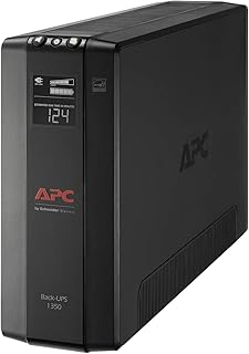 APC UPS 1350VA UPS Battery Backup and Surge Protector, BX1350M Backup Battery Power Supply, AVR, Dataline Protection
