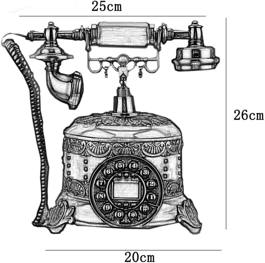 Short Vintage Retro Phone Vintage Decoration Creative Cute Antique Phone Home Fixed Fashion WD