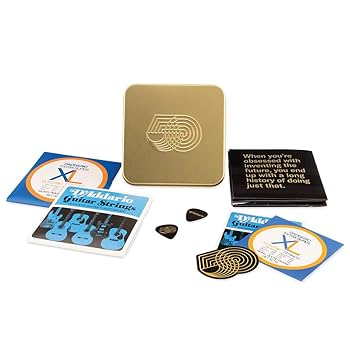 Amazon.co.jp: D'Addario 50周年記念ギター弦バンドル 専用缶