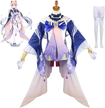 Kokomi Cosplay Game Anime Cosplay Women Halloween Costume with Wig