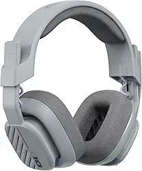 Headset Com Fio ASTRO A10 Gaming Gen 2 Com Microfone Flip-to-mute, Drivers de 32 mm, Compatível com Xbox Series X|S, Xbox One, PlayStation 5, PlayStation 4, Nintendo Switch, PC, Mac - Cinza