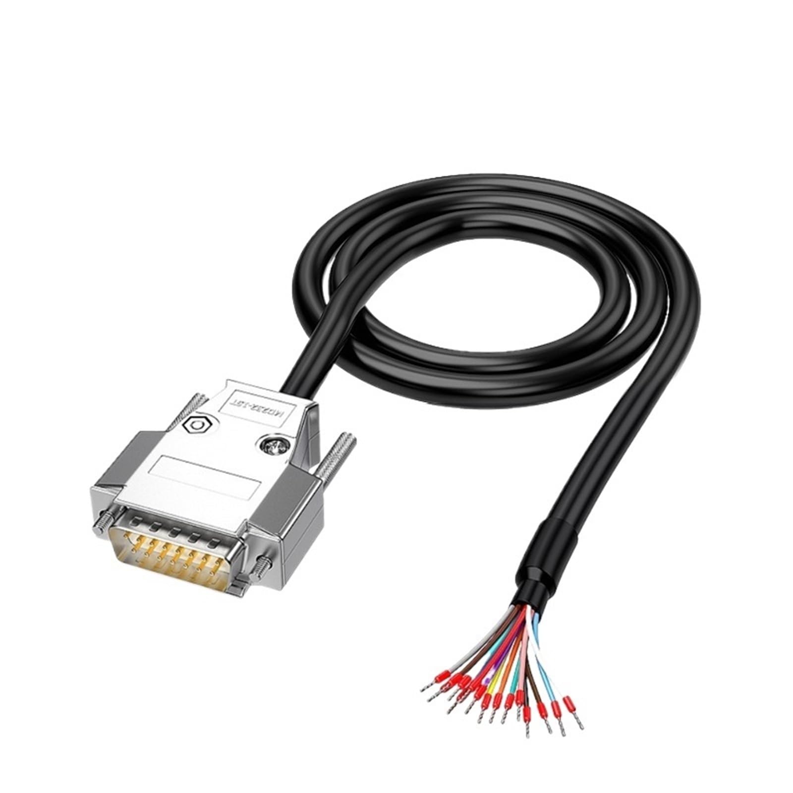 Porta seriale RS232 Cavo DB9 Cavo dati DB15 Cavo terminale singolo DB25 Cavo dati singolo maschio femmina schermato a 9 pin (Color : DB15 Male, Size : 3M)