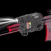 Vista 5 de IR Laser for ar - 15 Airsoft PEQ 15 Airsoft Tactical Laser Red Laser Airsoft Laser Attachments IR Lazer Sight White LED Flashlight Tactical