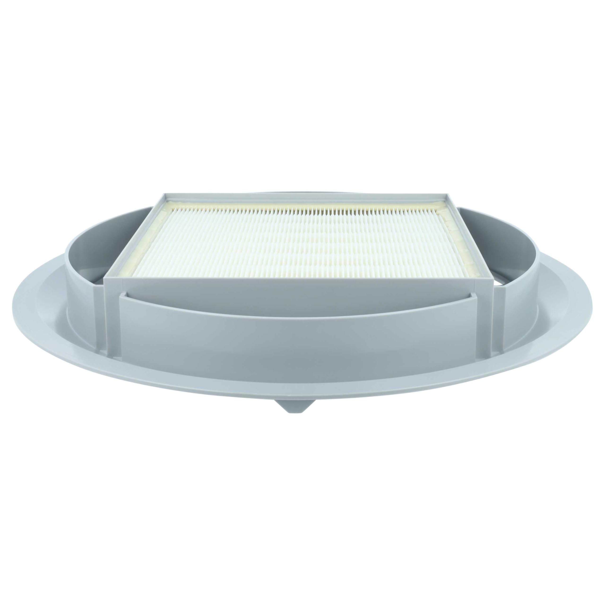 vhbw 2x Filtro compatible con Nilfisk-Alto GD 930 S 2 Cubic, GD 936, GD 930 S2 HEPA aspiradora - Filtro de aire de salida (filtro EPA), blanco/gris