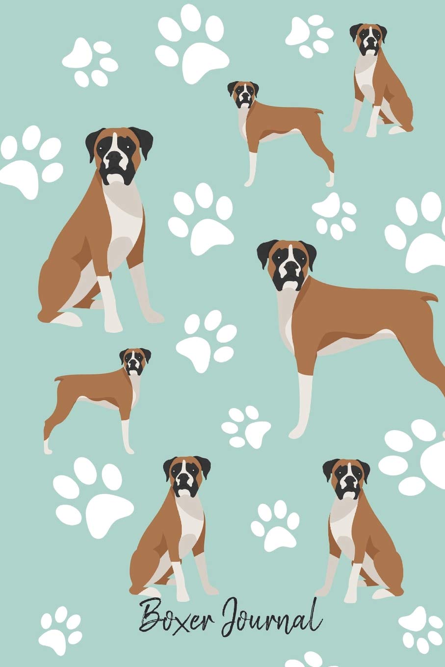 Boxer Journal: Cute Dog Breed Journal Lined Paper (Dog Journals)