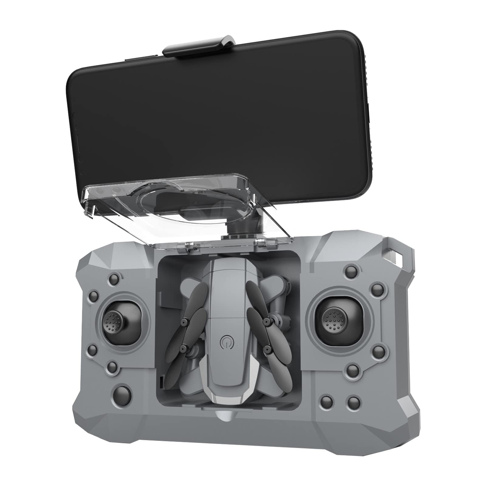 twinkgold 905 Mini Drone With 4K Camera HD Foldable Quadcopter One Key Wifi FPV RC Helicopter Quadcopter Kids Toys Tinker Crate (Grey, One Size)