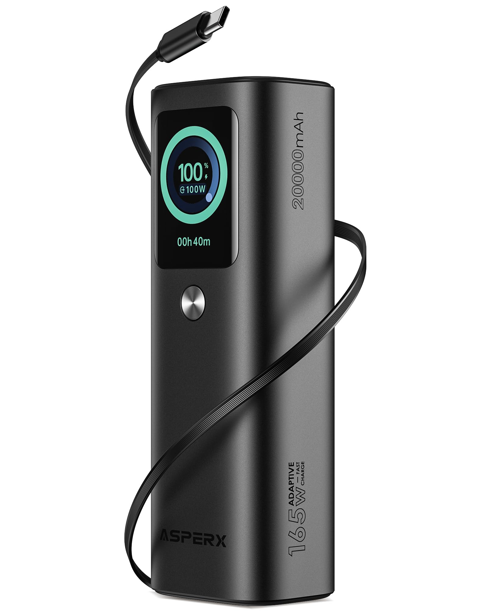 Batería externa de 100 W, 20.000 mAh, carga de varios dispositivos para viajes al aire libre para portátiles externos, baterías de teléfono móvil