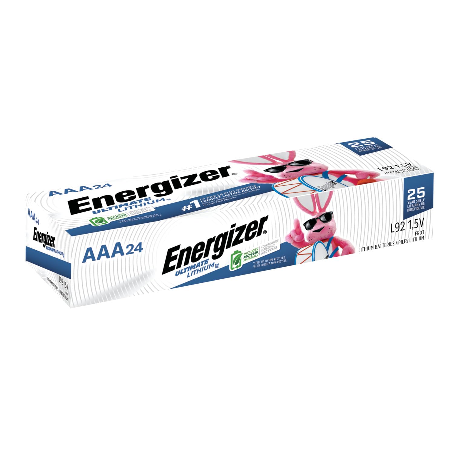 Energizer Ultimate Lithium AAA Batteries (24 Pack), AAA Lithium Batteries