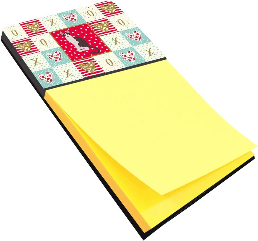 Oriental Bicolor Cat Love Sticky Note Holder