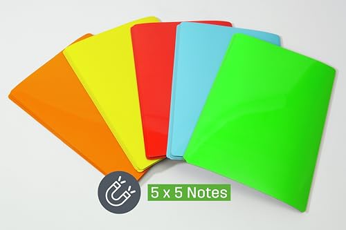 Sigel Magnetic Notes Assorted Colours 100X150Mm PK25 - MU103 - 4