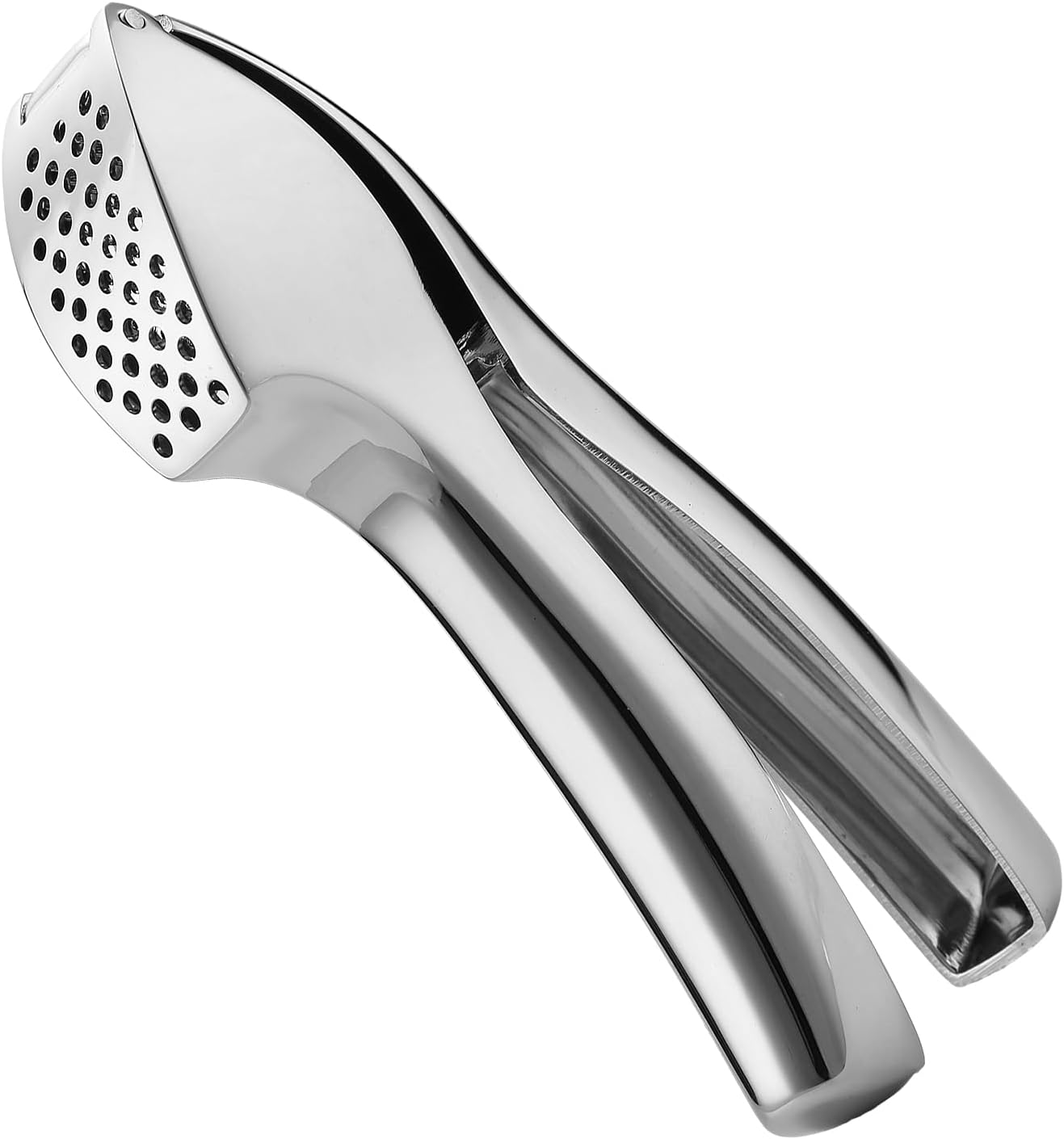 Garlic Press Crusher – Rust-Proof, Easy to Clean, Easy-Squeeze Professional Garlic Mincer