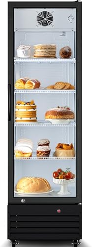 Miniatura 9 de BODEGA COOLER Refrigerador y enfriador de bebidas, refrigeradores comerciales de 9 pies cúbicos para bebidas, cerveza, enfriador comercial alto para