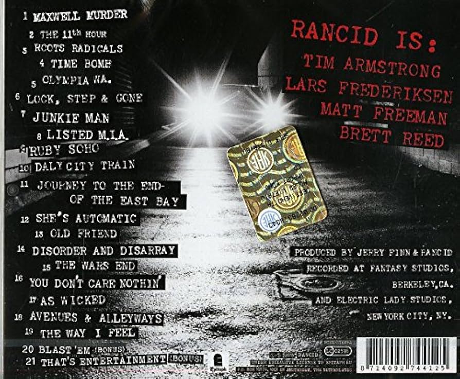 and Out Come the Wolves: Rancid: Amazon.fr: CD et Vinyles}