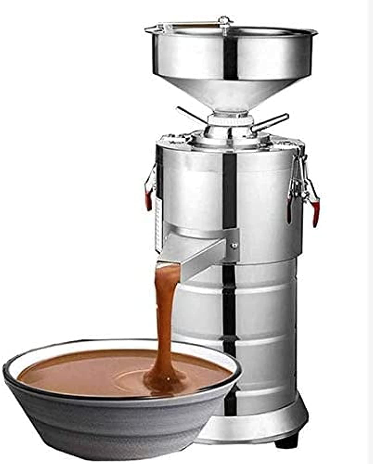 LETWOO Butter maker machine Sesame Sauce, Almond, Hazelnut For Commercial and Home. Automatic Stone Disc Grinder