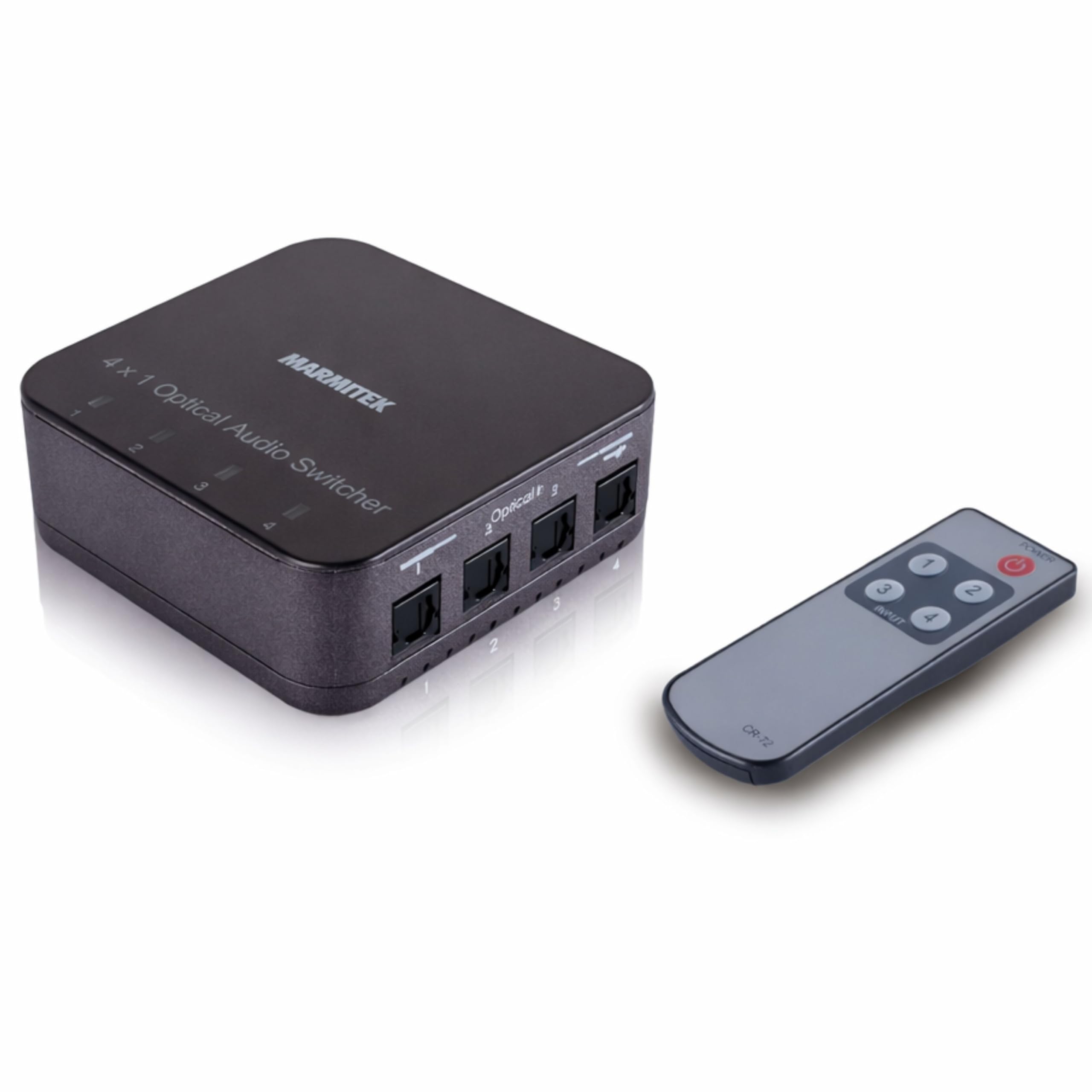 Marmitek Connect TS21 Toslink Audio Switch – 2 Eingänge, 1 Ausgang