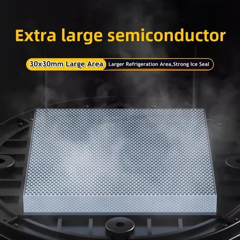 Image of BKN Fast Ultra Cooling Mobile AC Fan Magnetic Radiator | Mobile Cooler USB Powered Fan Cooling Radiator Game Cooler -3 degree for Mobile Phone Gaming, Live Streaming (F36 fan)