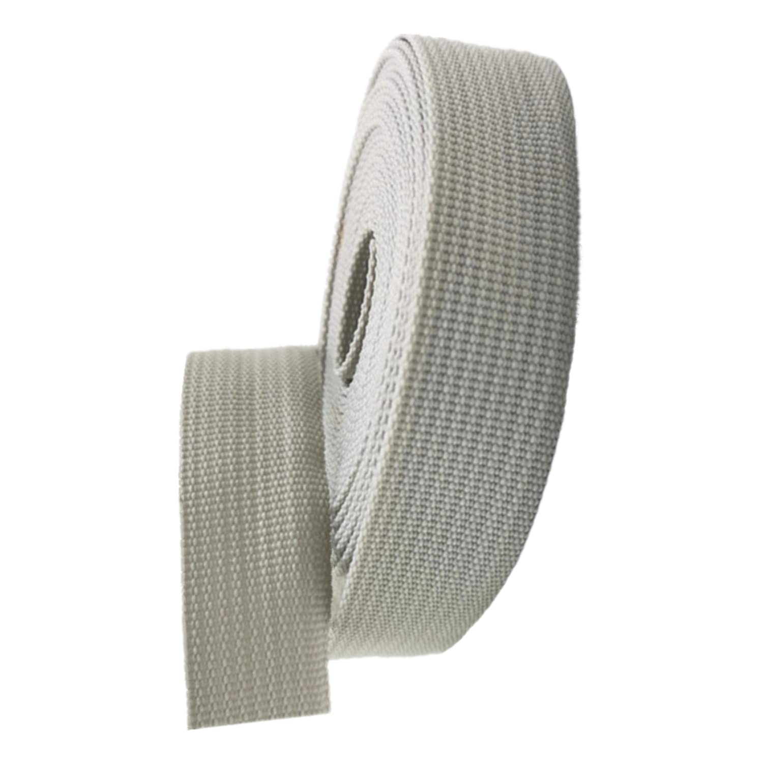 Taśma polipropylenowa, taśma 25 mm wielokolorowa 5-50 jardów(Light Gray,20 yard)