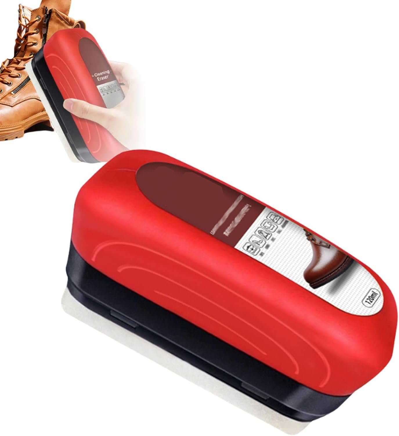 Multi-Use Leather Oil Care Brush,2-in-1 Leather Cleaner and Conditioner,Leather Care Cleansing Brush,Leather Care Cleaning Eraser,Built-In Cleaning Solution,Easily Clean (3PC)