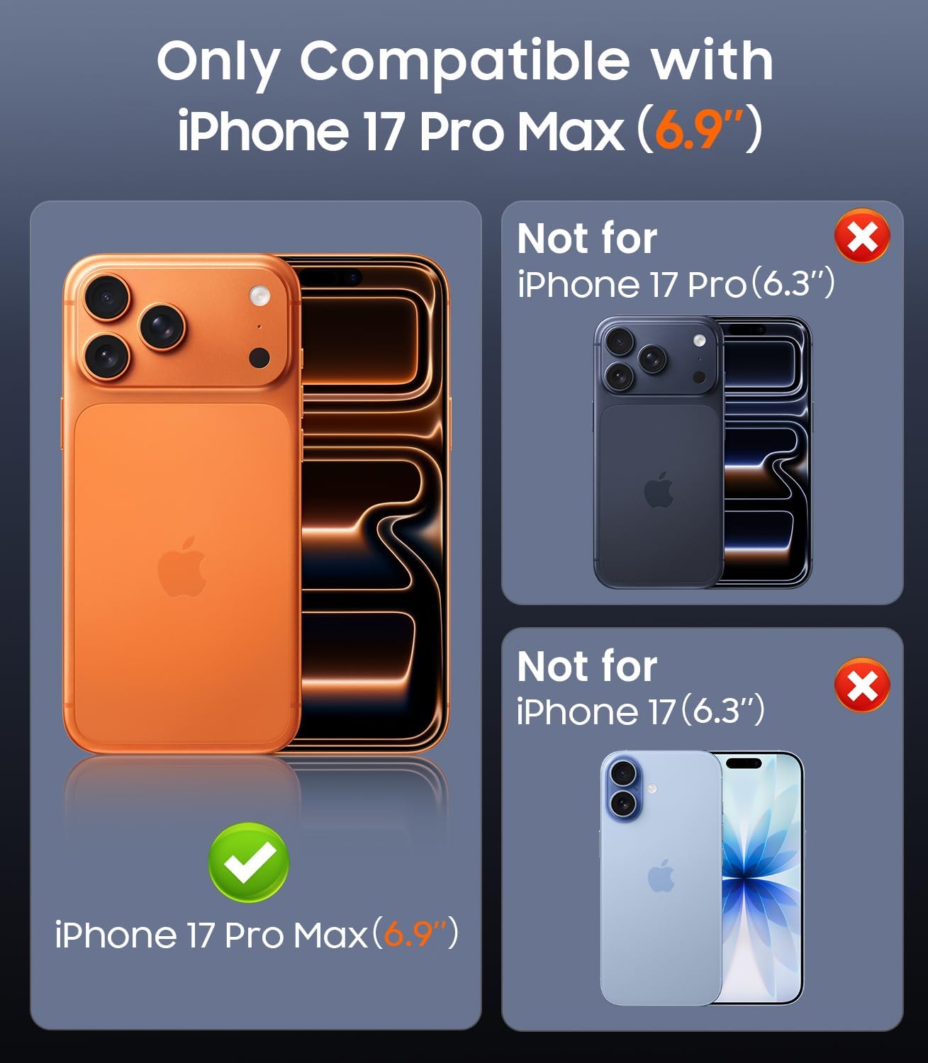 Slim Thin for iPhone 17 Pro Max Case Clear, Compatible with MagSafe, Built-in Camera Lens Protector, Non Yellowing Shockproof Protective Phone Case, Soft Electroplated Magnetic Cover, Sliver