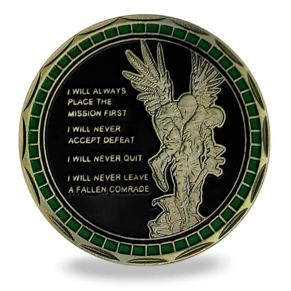 Glamtune United States Army Core Values Military Challenge Coin Soldier Creed Challenge Coin