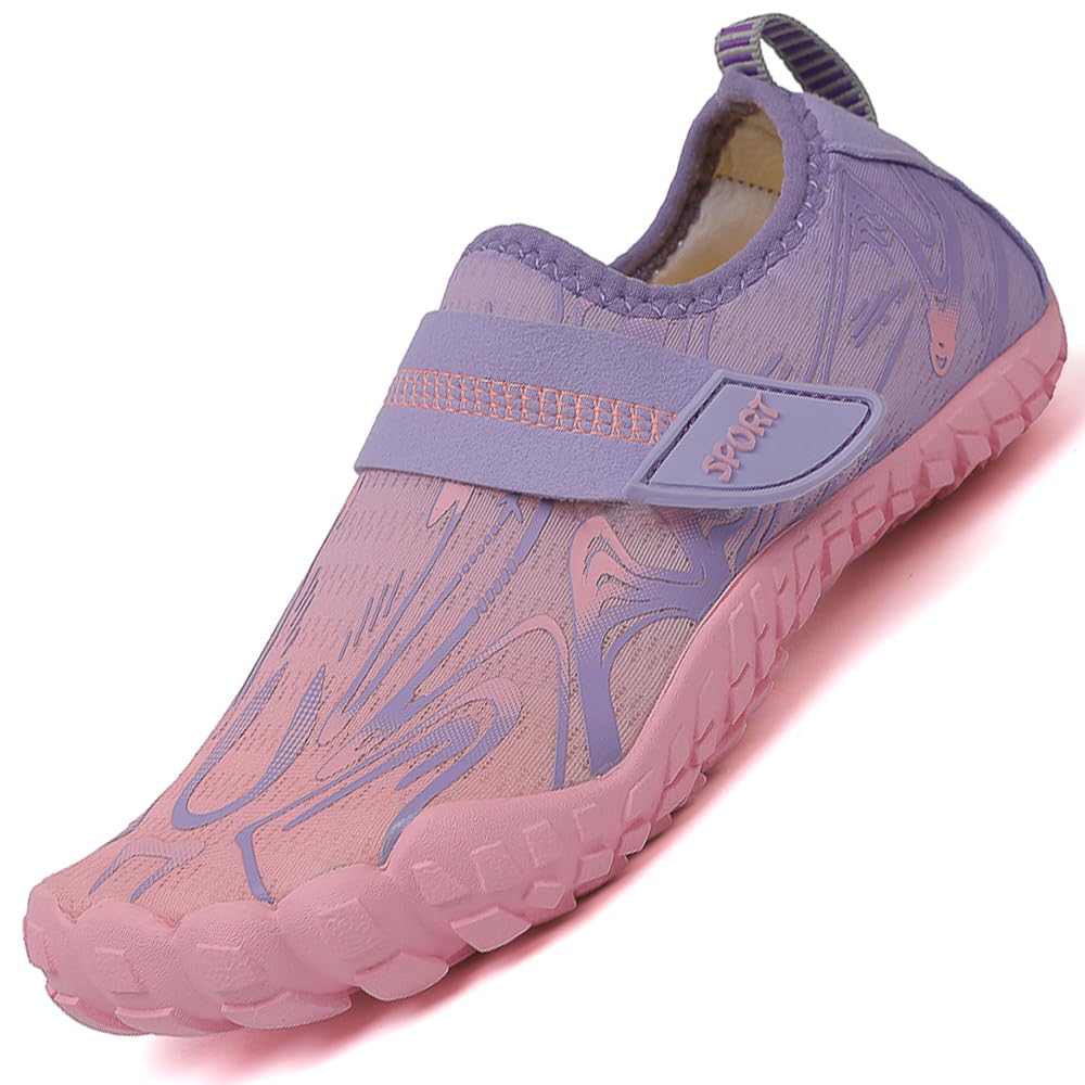 LECYGNB Escarpines de Agua para Niño Niña Secado Rápido y Antideslizante Zapatos de Playa para Niños Pequeños Calcetines Verano para Piscina Natacion