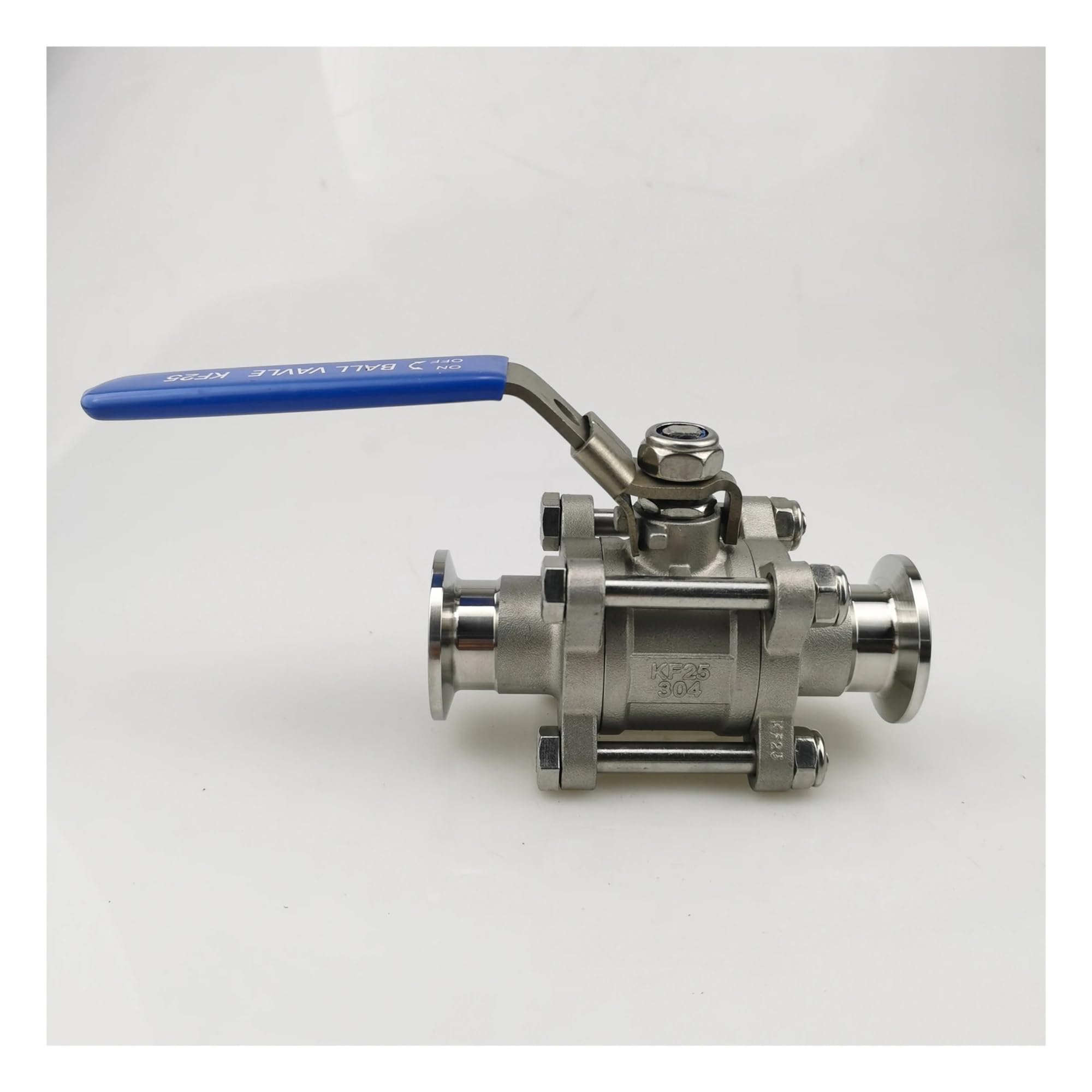 Vanne KF50 inox 304 haut de gamme à trois pièces pour étanchéité absolue du vide
