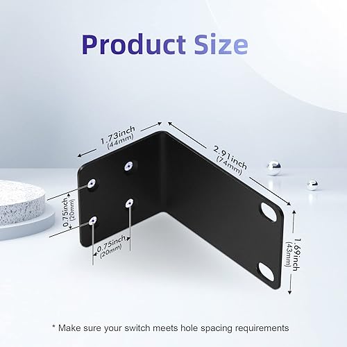 Miniatura 2 de Kit universal de montaje en rack 1U para interruptores de la serie NETGEAR (JGSMSRPSSRXXSXSMFS)