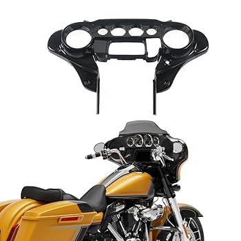 Amazon.com: Vivid Black ABS Inner Fairing for Harley Electra
