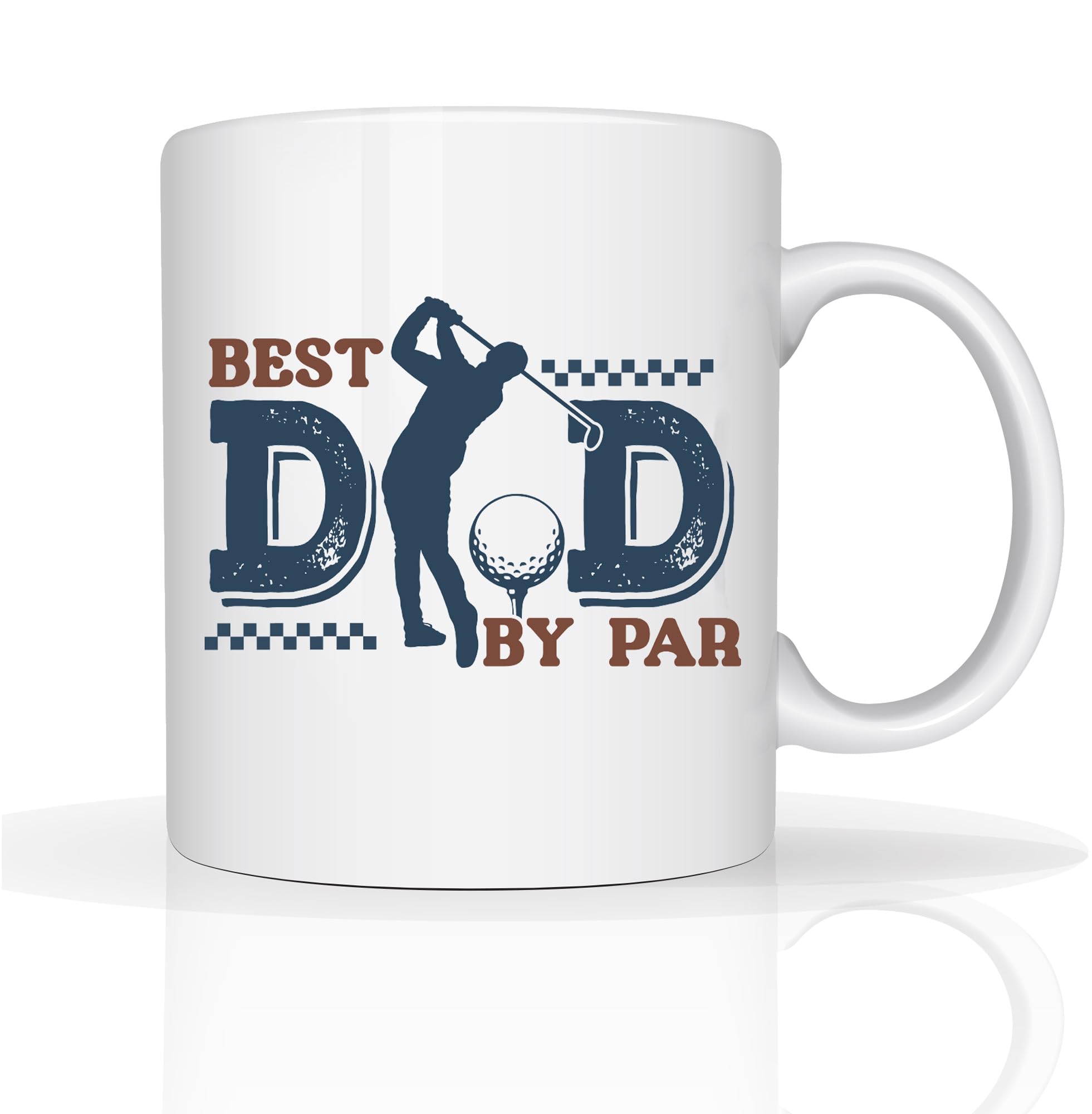 Star Online Best Golf Dad By Par Mug Gifts for Dad Fathers Day Mug from Daughter & Son Birthday Gift for Daddy 11oz Ceramic Coffee Mugs