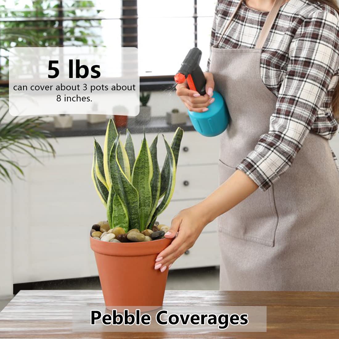 Amazon.co.jp: YISZM 10ポンド 天然装飾ミックスカラー小石 0.7