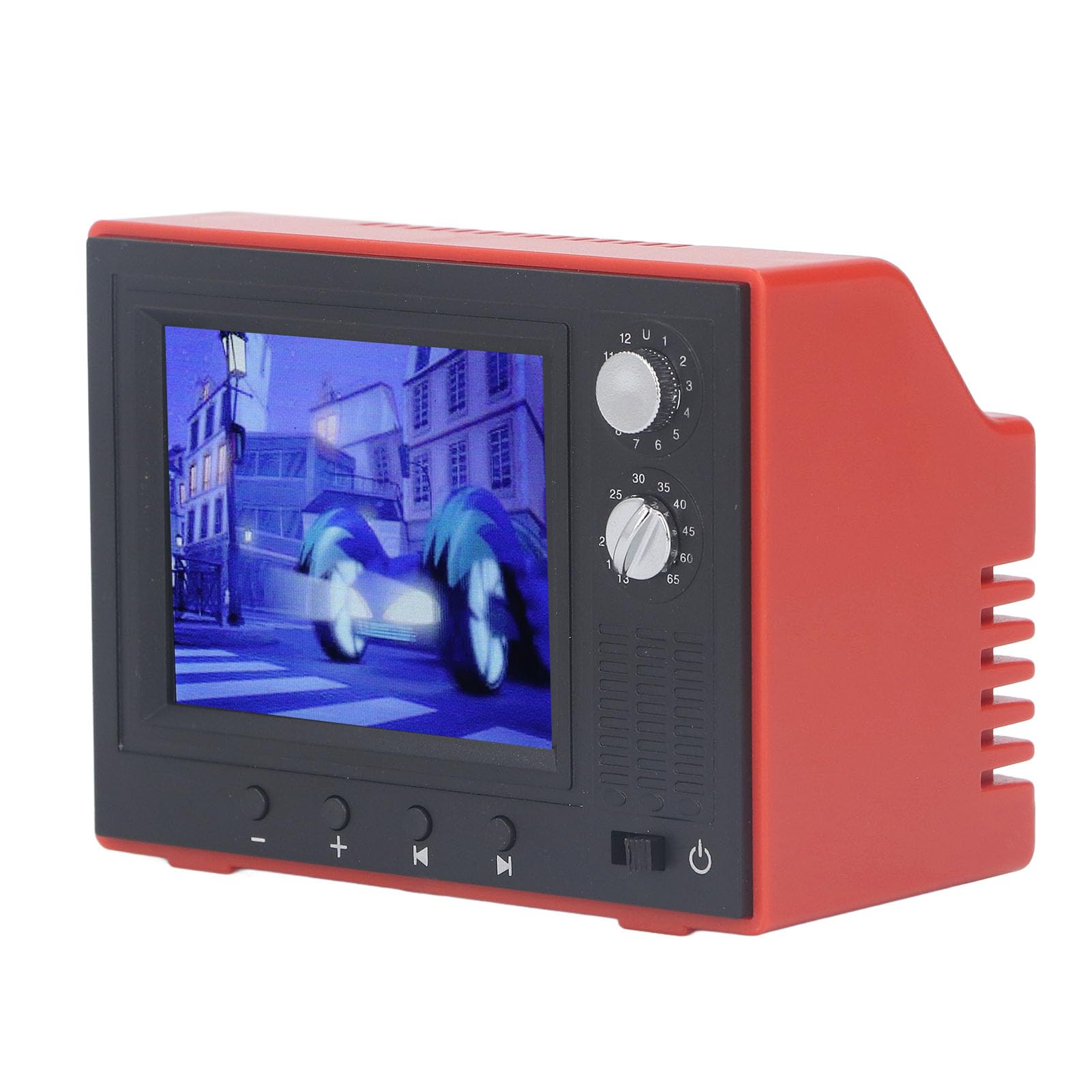 TV per Casa delle Bambole, TV in Miniatura in Plastica Riproducibile Vecchio Stile per Casa delle Bambole Fai-da-te
