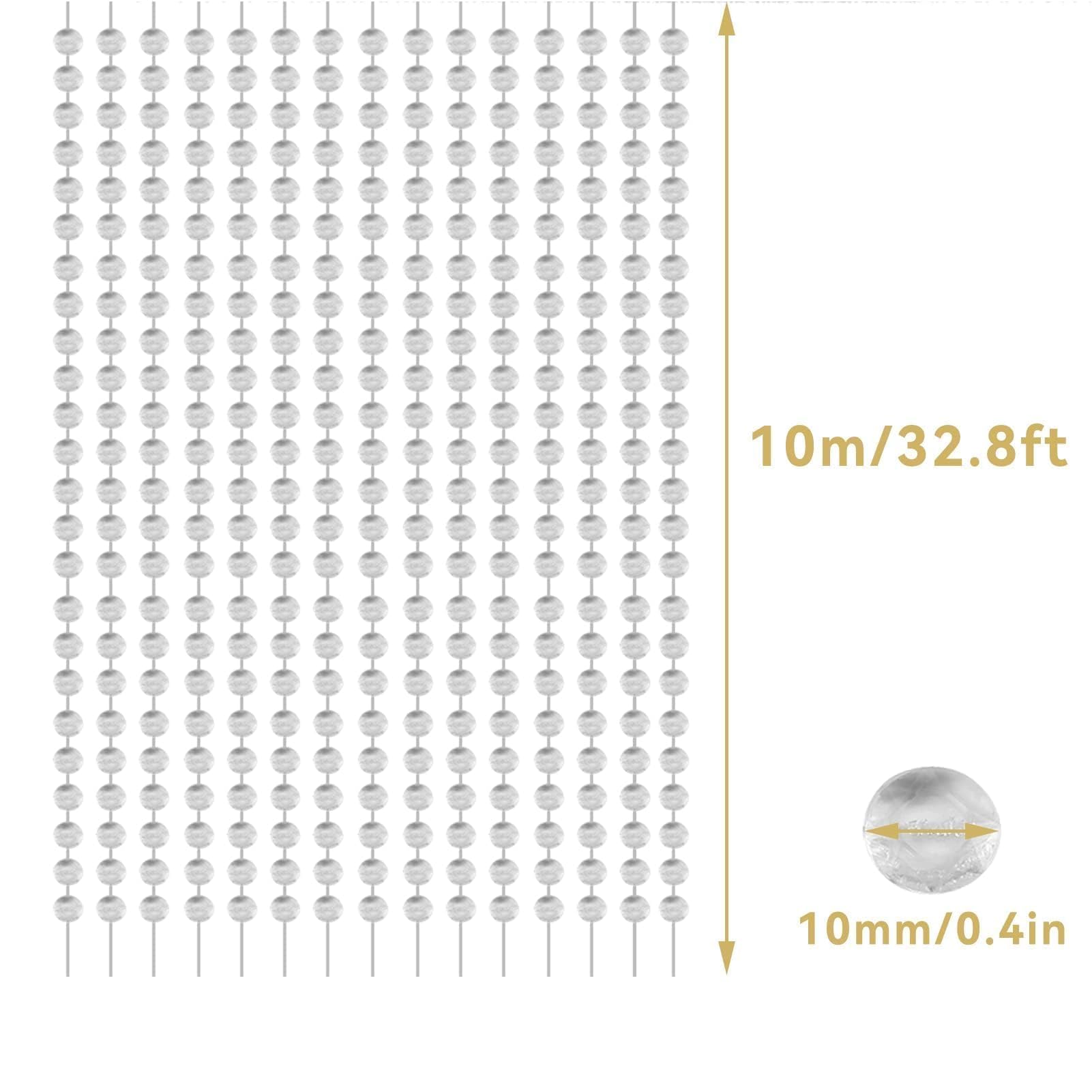 Tenda Di Seta Pioggia 1m*2m, Decorazione Festa Con Frangia Per Sfondo - Foto 3