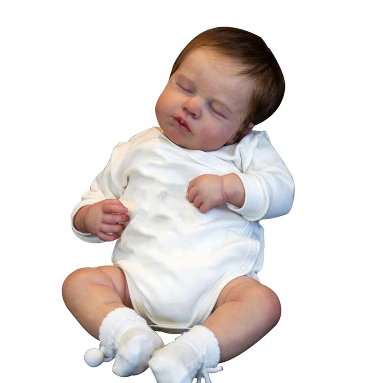 Lonian Realistico Bambole Reborn 20 Pollici Dormire Bambini Morbido Panno Corpo