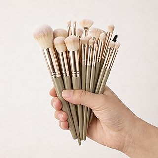 Juego profesional de 20 brochas de maquillaje...