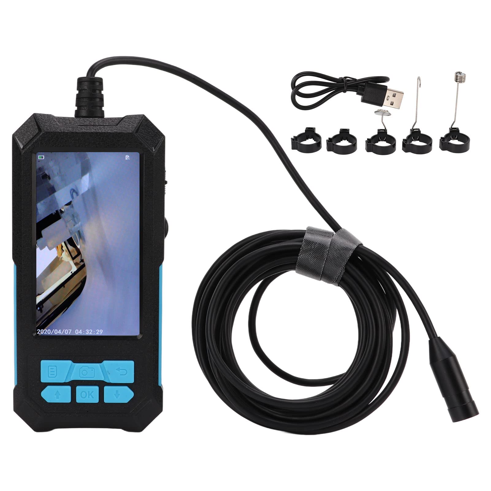 HD Snake Camera Endoskop Camera High Definition Auto Focus Wodoodporna kamera inspekcyjna wideo z 4,5-calowym ekranem