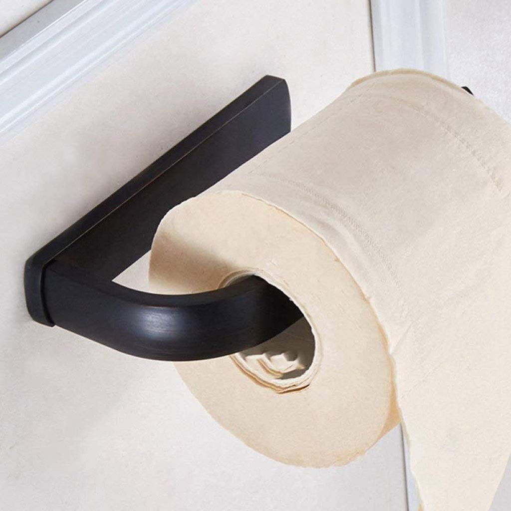 Simple Black - a Parete Domestica da Bagno in Acciaio Inox Supporto di Carta igienica
