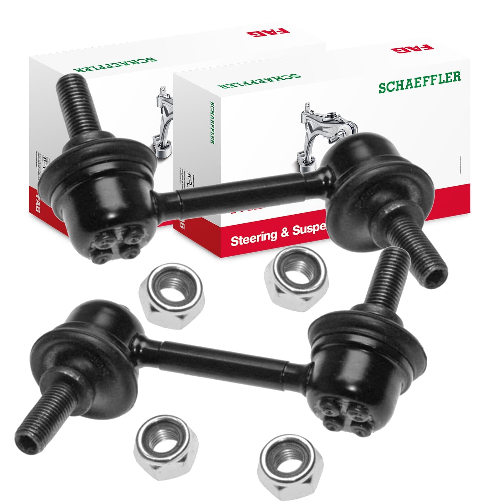 2X Schaeffler FAG Koppelstange vorne rechts links | 818 0422 10 + 818 0423 10 Kompatibel mit Accord Vii (cl, Cn),accord Vii Tourer (cm, Cn)