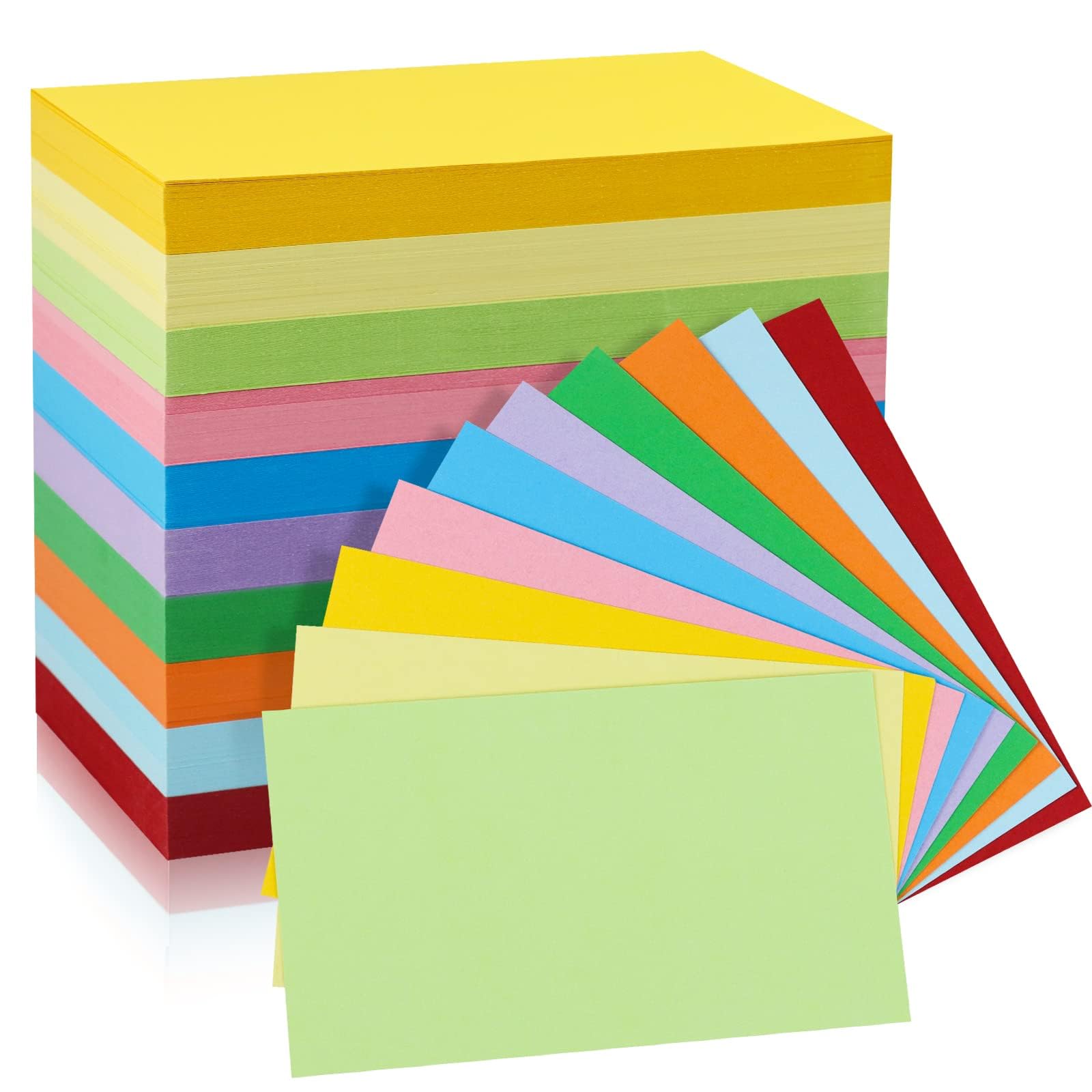 Colored Blank Index Cards 3x5 Inch Flash Cards Lebanon