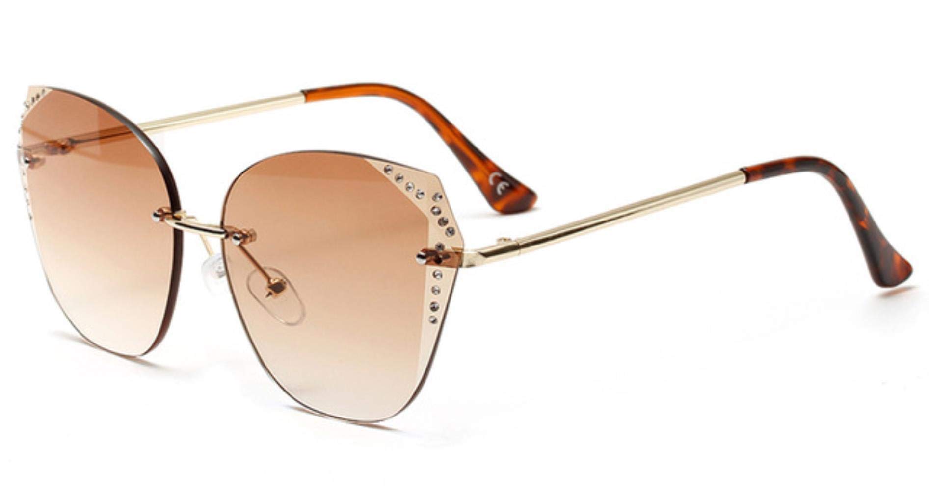 Lunettes de soleil cat eye légères pour éviter les marques sur le nez - 6