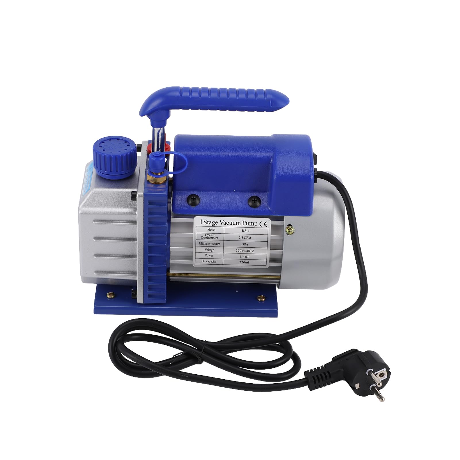 NexTech Handheld Vakuumpumpe Mit Kupfermotor - Integrierte Vakuumpumpe Für Kältemittel Wartung, Hochleistungs Bürstenloser Motor Für Klimaanlagen Und Kühlschrank Reparatur