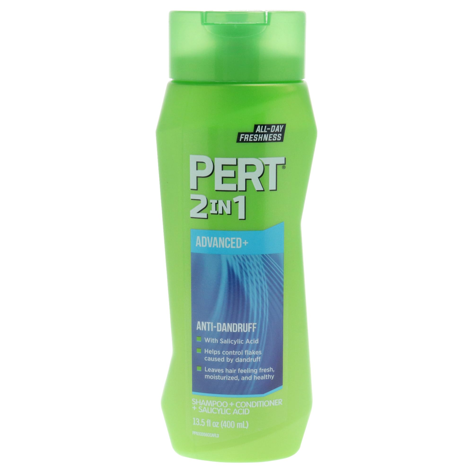 Pert Plus Dandruff Control Pyrithione Zinc For Flake Free Hair 2 In 1 Shampoo Unisex, 13.5 Ounce