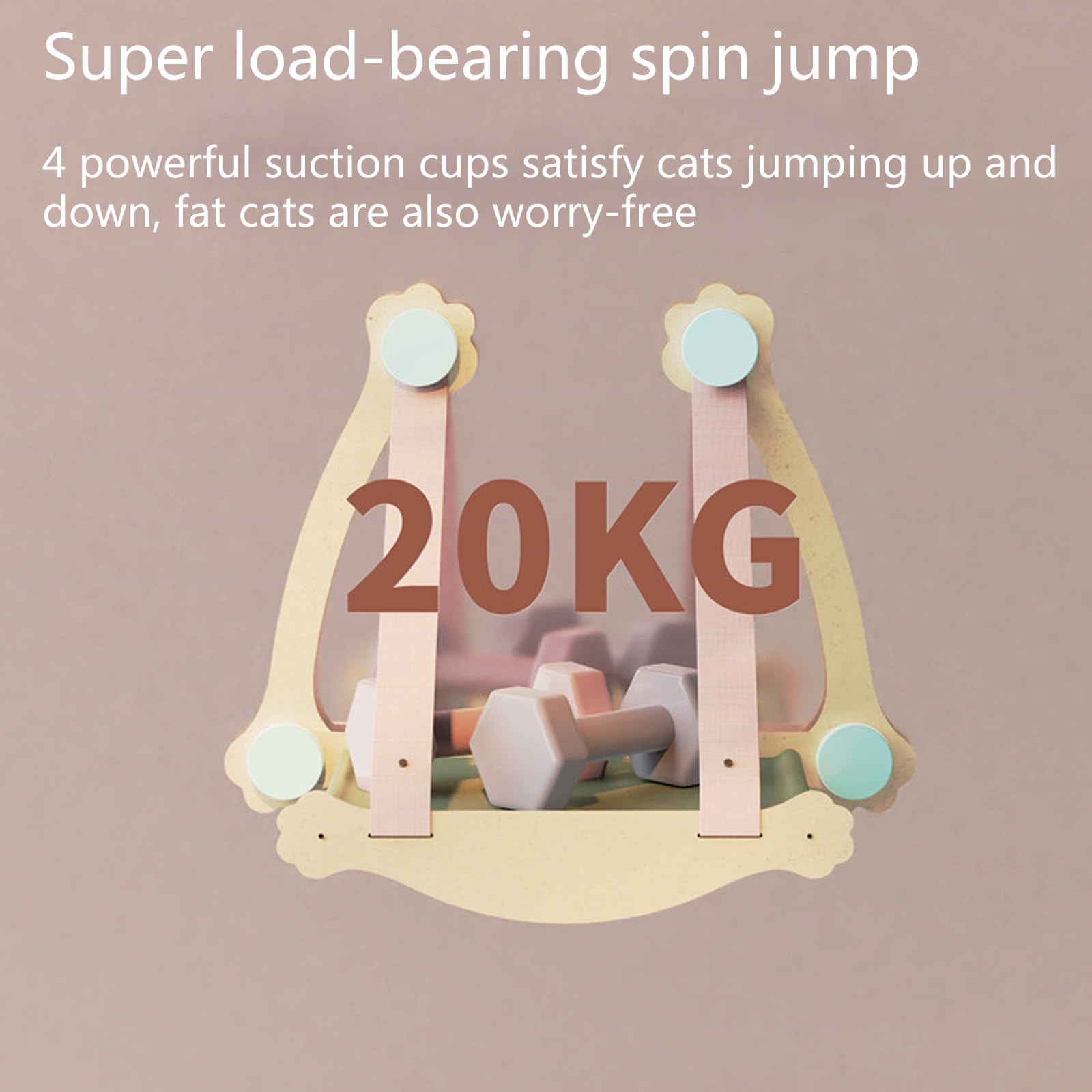 Percha para Ventana De Gato, Ventosas para Asiento De Ventana, Hamaca para Gato Que Ahorra Espacio, Asiento De Descanso para Mascotas, Estantes De Seguridad para Gatos, Hamaca para Gatos