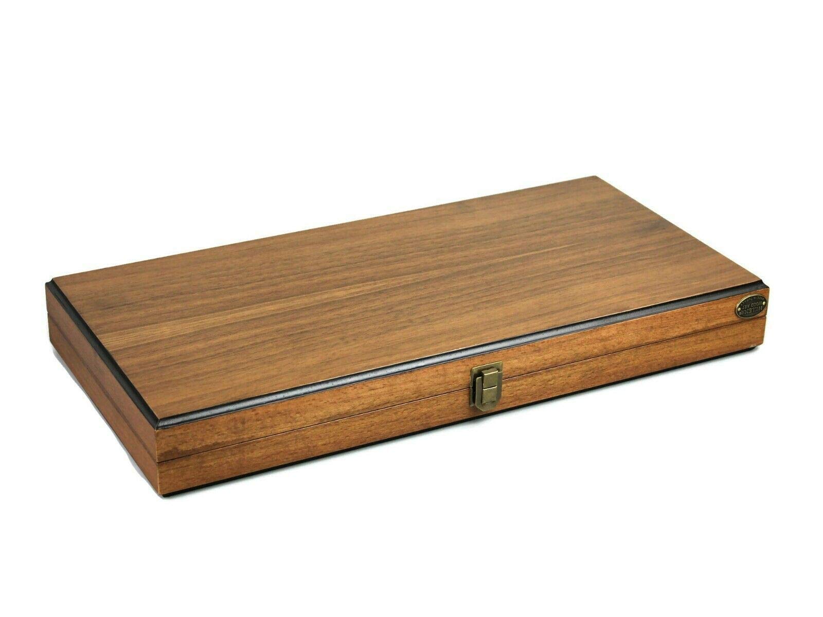 Wooden Helena Backgammon Set Woodland - 20" 2243p