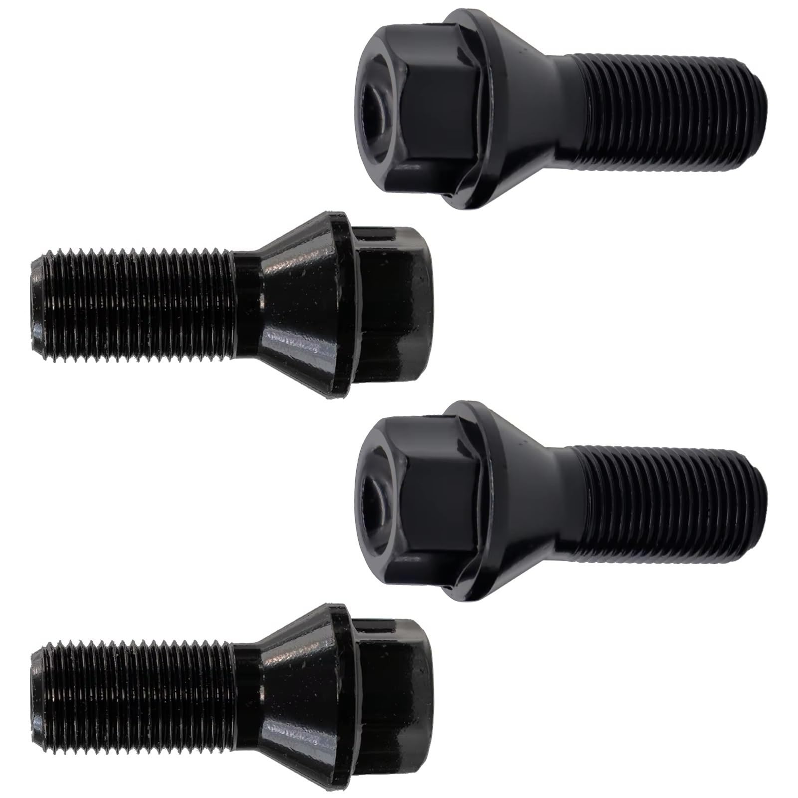 Tornillo cubo rueda negro compatible con 320 328 528 recambio pernos tuercas rueda 36136774896 7