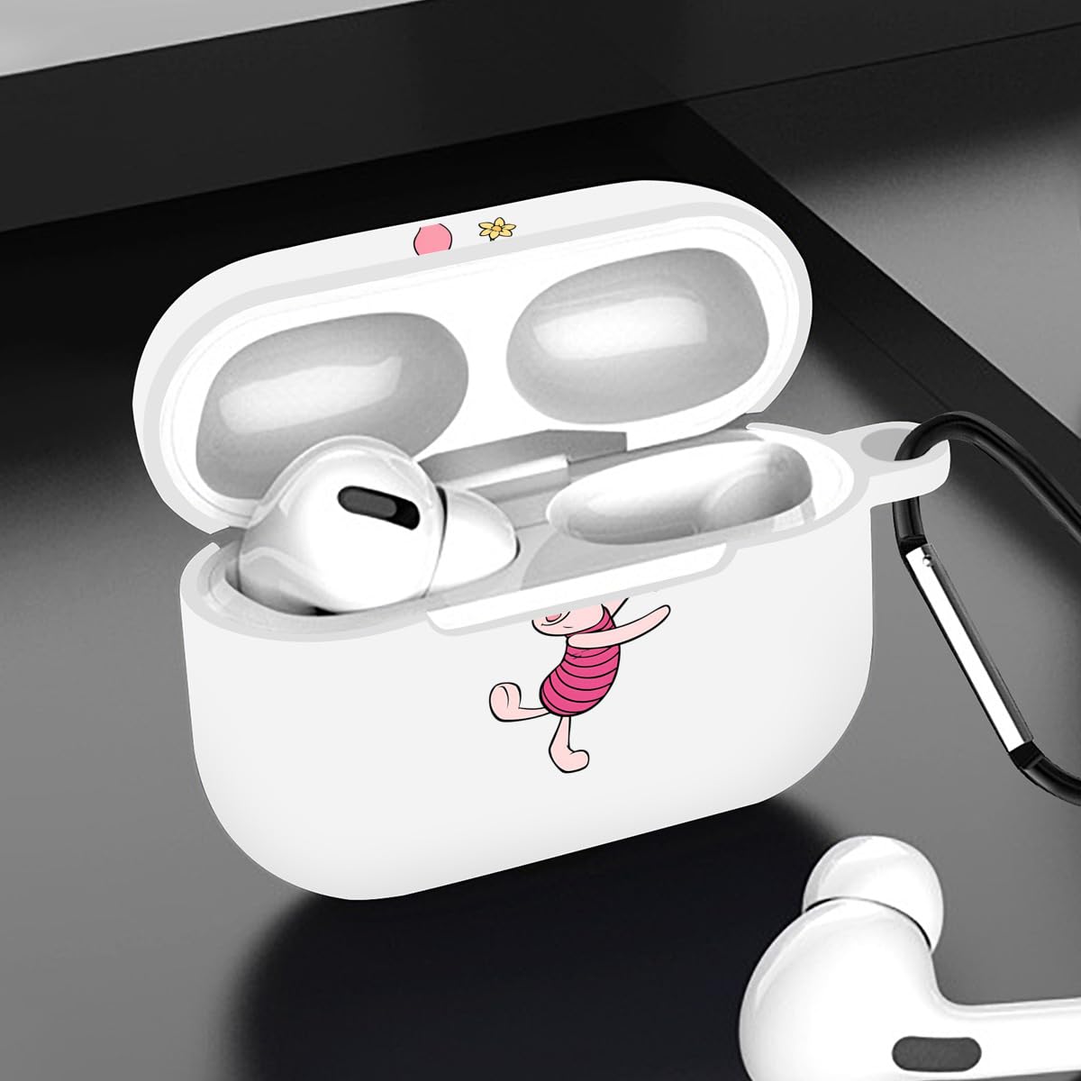 AirPods proケース イヤホンカバー 保護カバー　ピグレット Amazon | AirPods Proケース くまのプーさん ピグレット AirPods Pro