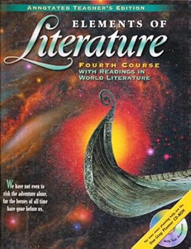 Hardcover Elements of Literature, 4th Course, with Readings in World Literature, Annotated Teacher's Edition Book