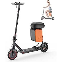 Qlaway Electric Scooter for Adults, 350W/500W Motor, 16-22 Miles Range, 8.5"/10" Solid Tires, Dual Braking &amp; Suspension, Folding Portable Commuting E-Scooter with App
