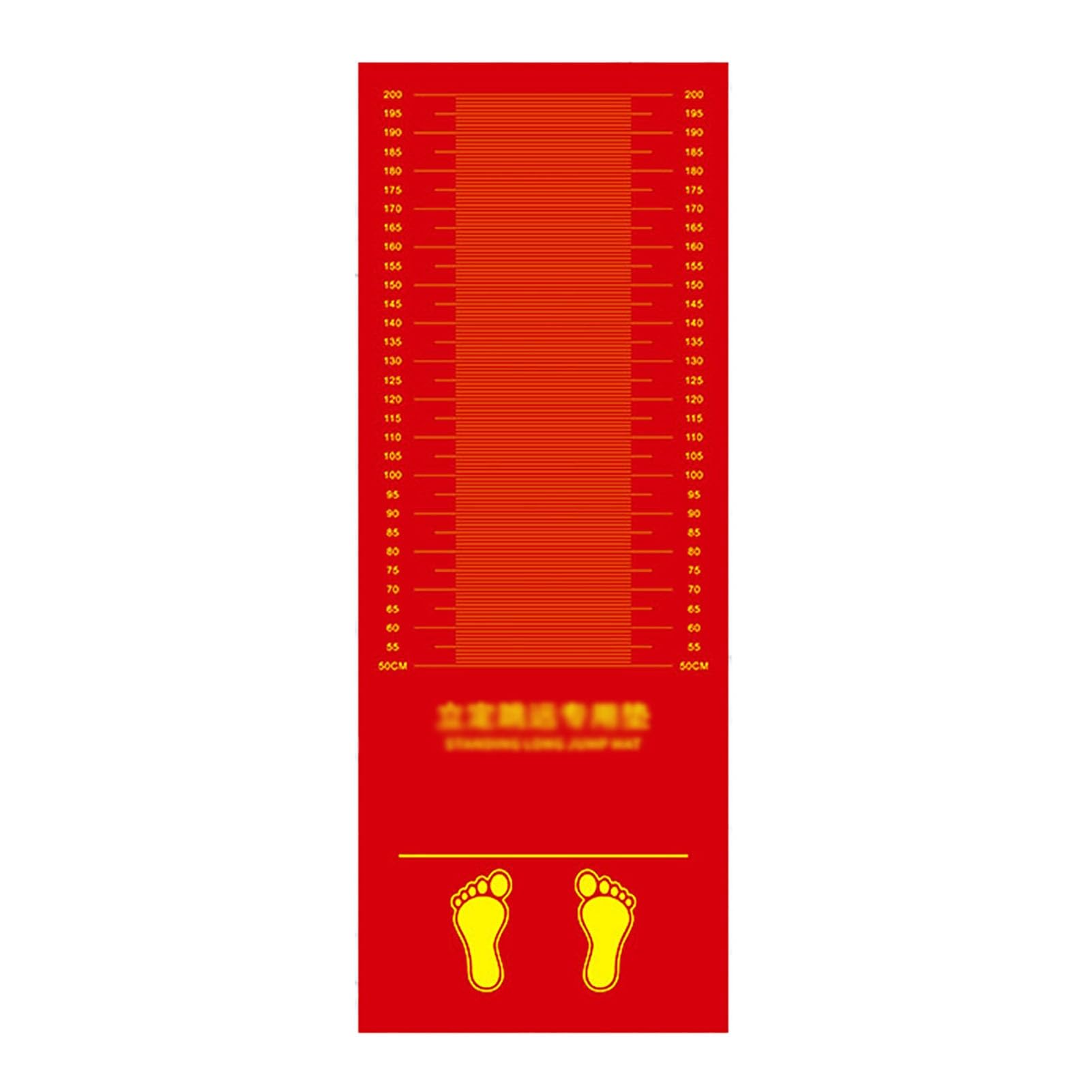 Training Standing Jumping Mat Sports Long Jump Mat Rubber Workout Mats for Home Gym Flooring Wear-Resistant Physical Training