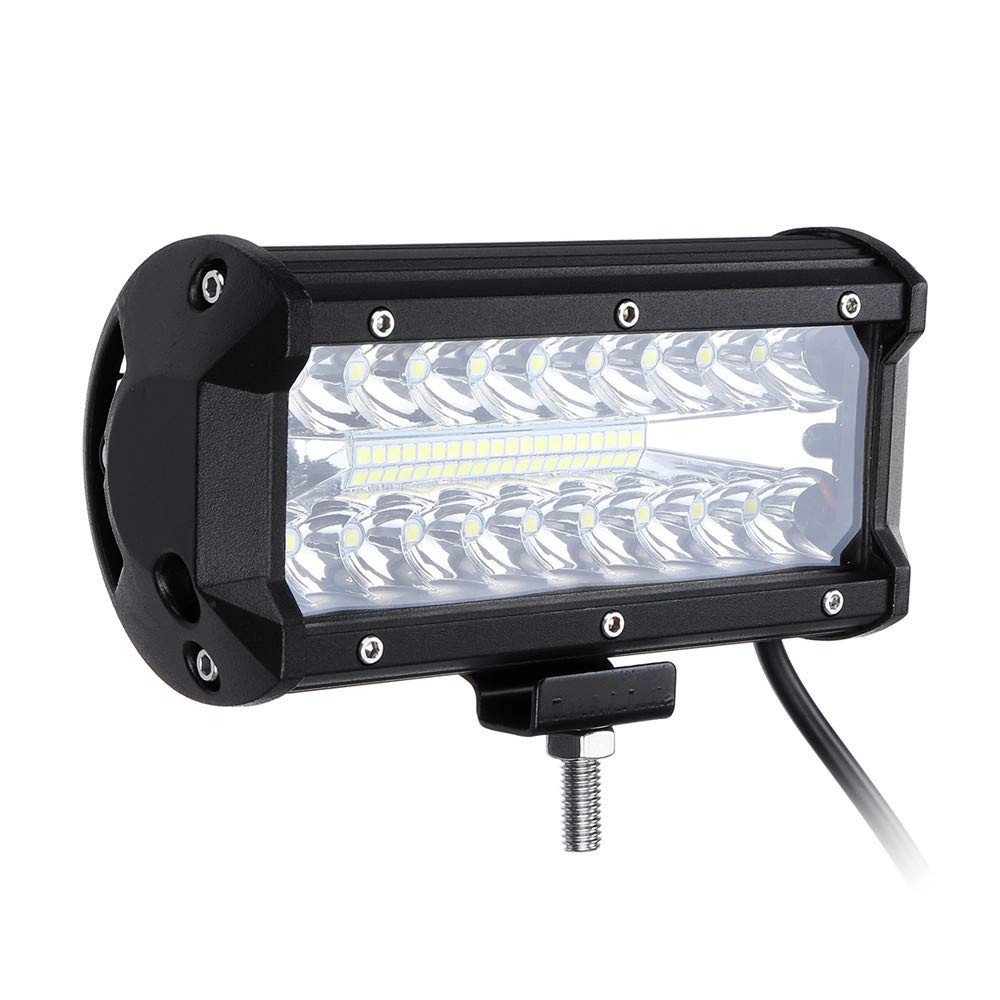 18 cm 40 000 lm 120 W samochód LED robocze reflektory Combo prowadzenie przeciwmgielne lampa do terenowych ciężarówek łodzi Atv