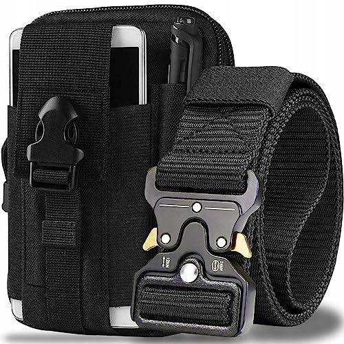 Taktische Herren Hüfttaschen, Bauchtasche mit Militärschnalle,...